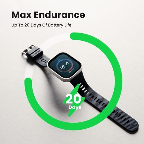 Amazfit BIP MAX Smart Watch, Charcoal-1