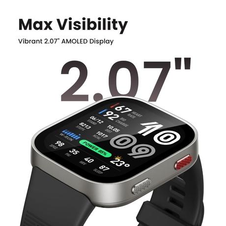 Amazfit BIP MAX Smart Watch, Charcoal-8