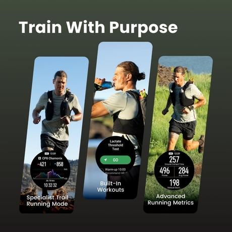 Amazfit Cheetah 2 Ultra 47 mm GPS Smartwatch, 3.81 cm (1.5 inch) AMOLED Sapphire Glass, Ti Case, 30-Day Battery, Offline Maps, 5 ATM, Flashlight, 64 GB, 180+ Sports & HYROX Fitness Tracker for Android & iPhone-4