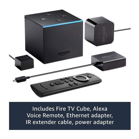 Amazon Fire TV Cube 4K HDR 2020年 Fire TV Cube | Hands-free streaming device with Alexa, Wi-Fi 6, 4K