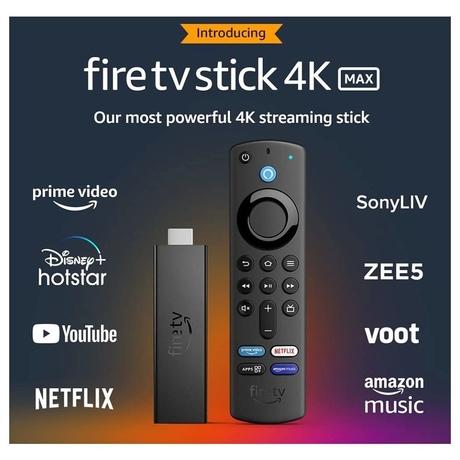 Buy Amazon Fire TV Stick 4K Max with Alexa Voice Remote, Black at