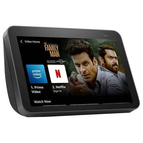 Amazon Echo Show 8 (2nd Gen) Smart Bluetooth Speaker with Alexa, Black-0