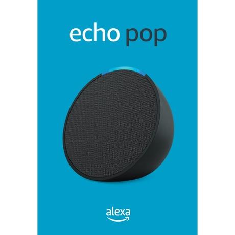 Amazon Echo Pop Bluetooth Speaker, Loud sound, Balanced Bass, Crisp Vocals, Black-4
