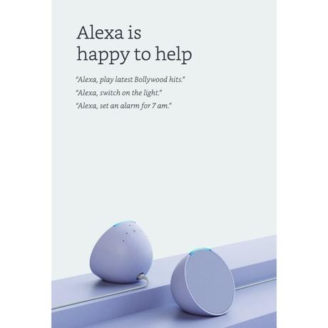 Amazon Echo Pop Bluetooth Speaker, Purple-2