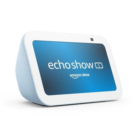 Amazon Echo Show 5 (Latest Model), Smart Display with Alexa (Cloud Blue)-0