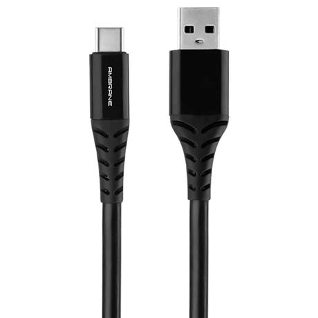 Ambrane ACT-10 Plus USB-C Cable, Black-0