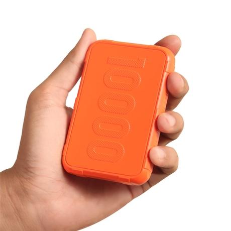 Ambrane 10000 mAh Power Bank, Force 10K, Orange-0