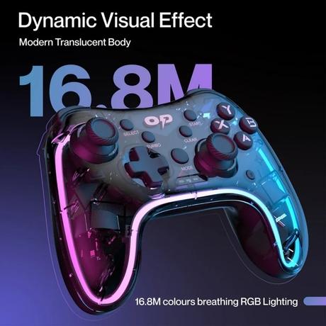 Ambrane OP-WLGC01 Wireless Gaming Controller, Black-4