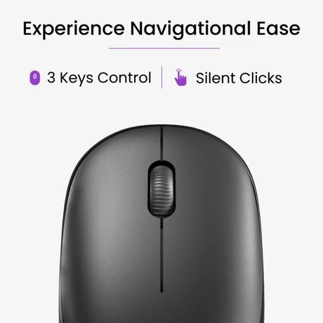Ambrane SliQ-2 Wireless Mouse, Black-2