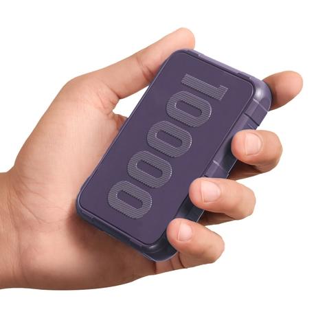 Ambrane Force 10K Power Bank, Purple-1