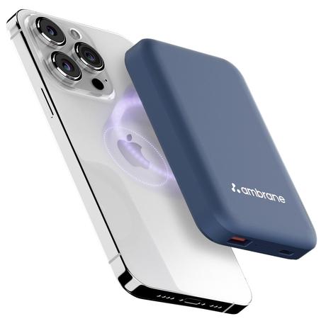 Ambrane AeroSync 10000 mAh MagSafe Power Bank 12, Blue-1
