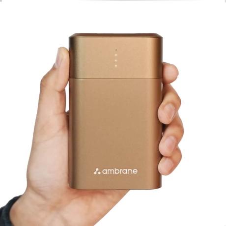 Ambrane Powerlit Duo 30 20000 mAh 33 W Power Bank, Golden-1