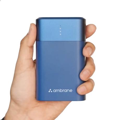 Ambrane Powerlit Duo 30 20000 mAh 33 W Power Bank, Blue-1