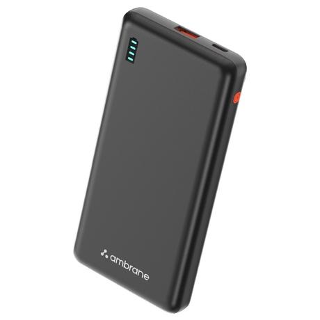 Ambrane Xtreme 10000 mAh 22.5 W Power Bank, Black-0