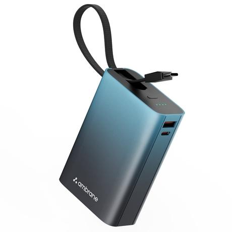 Ambrane MiniCharge 20 20000 mAh 22.5 W Power Bank, Blue-1