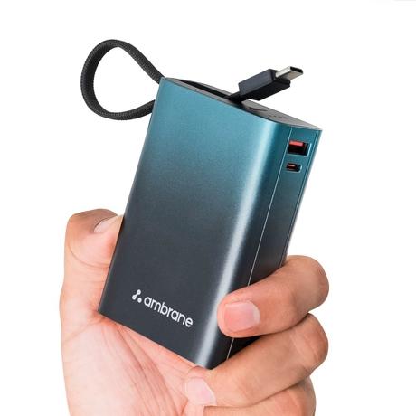 Ambrane MiniCharge 20 20000 mAh 22.5 W Power Bank, Blue-2