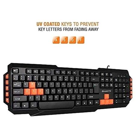 Amkette Xcite Pro Wired Keyboard with Mouse Combo-3