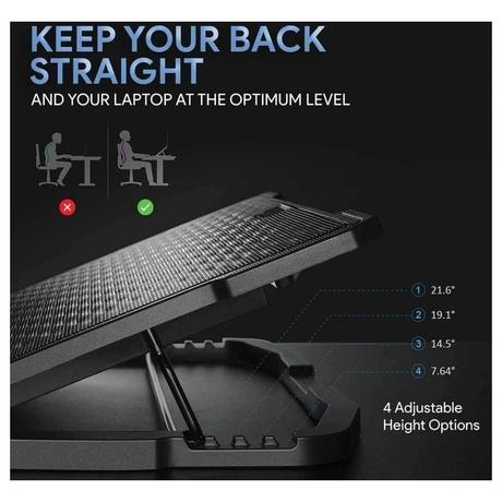 Amkette EvoFox Typhoon Laptop Cooling Pad-5