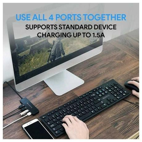 Amkette Superspeed 4 Port USB Hub-4