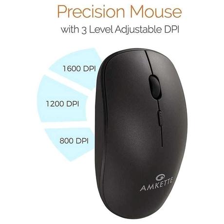 Amkette Wi-Key Plus Wireless Keyboard with Mouse Combo-2