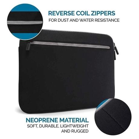 Amkette Neo Case Laptop Sleeve for 38.1 cm (15 inch) Laptop, Black-2