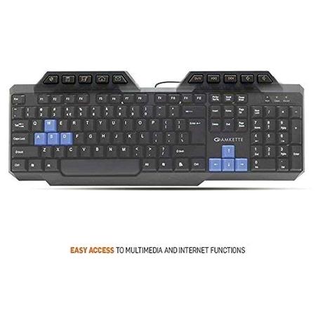 Amkette Xcite Pro Wired Keyboard and Mouse Combo-1