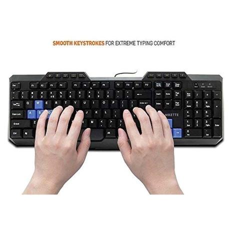 Amkette Xcite Pro Wired Keyboard and Mouse Combo-3