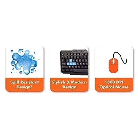 Amkette Xcite Pro Wired Keyboard and Mouse Combo-6