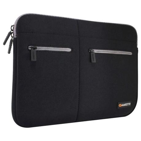Amkette Neocase Laptop Sleeve for 38.1 cm (15 inch) to 39.62 cm (15.6 Inch) Laptops, Black-Grey-0