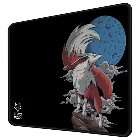 Amkette EvoFox Falcon X35 Square Microfibre, Rubber Cloth Surface Mouse Pad-0