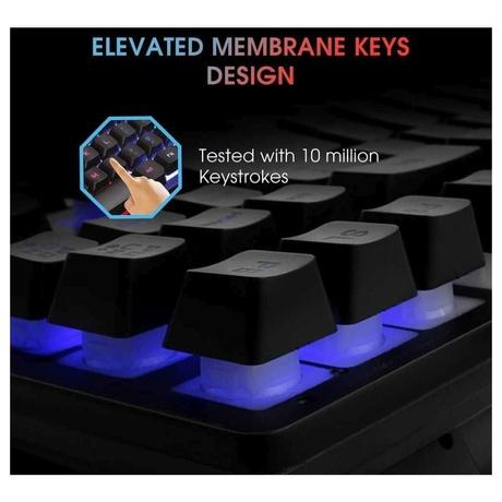 Amkette EvoFox X-Team Wired Gaming Keyboard with Mouse Combo-3