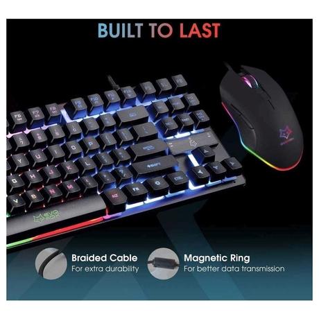 Amkette EvoFox X-Team Wired Gaming Keyboard with Mouse Combo-5