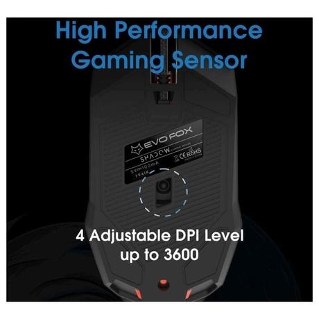 Amkette EvoFox Shadow Wired Gaming Mouse-3