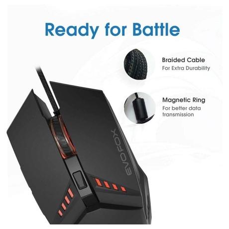 Amkette EvoFox Shadow Wired Gaming Mouse-6