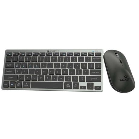 Amkette Wi-Key Mini 2 Multi Device Wireless Keyboard and Mouse Combo-0