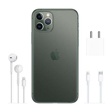 Apple iPhone 11 Pro 256 GB, Midnight Green (Includes Earpods and