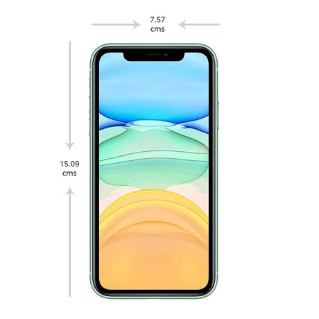 Apple iPhone 11 128 GB, Green (without Earpods and Adapter)