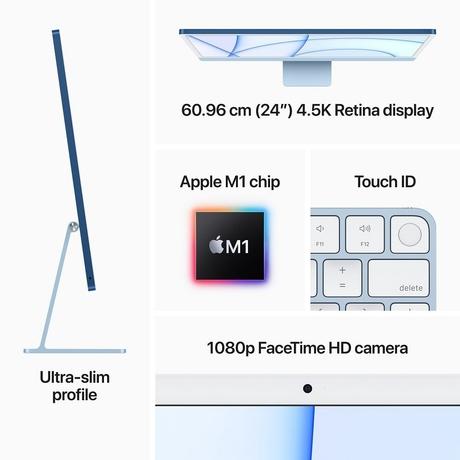 Apple iMac 60.96 cm (24-inch) All-In-One Desktop (8-core Apple M1