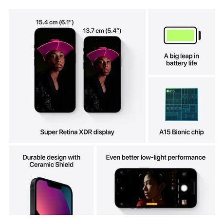 Apple iPhone 13 128 GB, Midnight (Black)-2