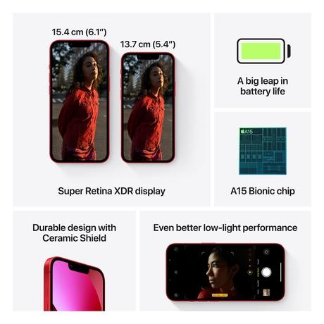 Apple iPhone 13 128 GB, Red-2
