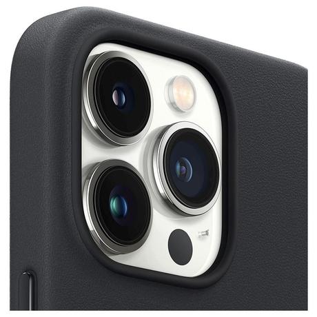 Apple Leather Mobile Case for iPhone 13 Pro Max, Midnight-2