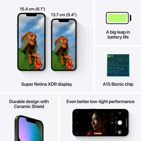 Apple iPhone 13 128 GB, Green-6