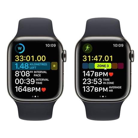 Buy Apple Watch Series 8 GPS + Cellular 41mm Graphite Stainless