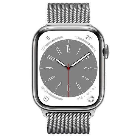 Buy Apple Watch Series 8 GPS + Cellular 45mm Silver Stainless