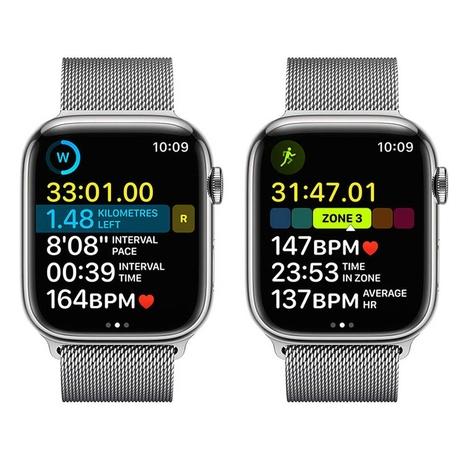 Buy Apple Watch Series 8 GPS + Cellular 45mm Silver Stainless