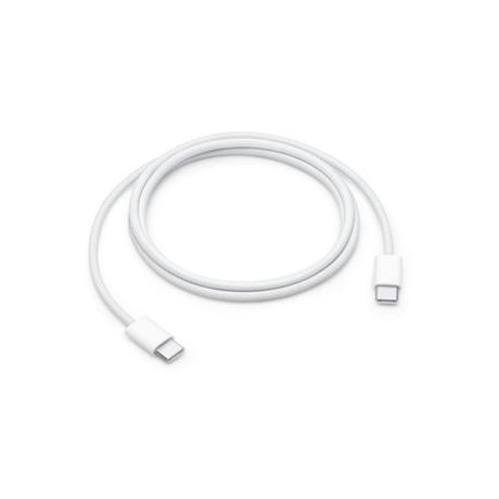Apple 100 cm (1 m) Type-C to Type-C Charging Cable, Upto 60 W Charging, Data Transfer at USB 2 Rate, Compatible with USB-C Adapters and iPhone 15, Plus, Pro, and Pro Max, Original, White-0