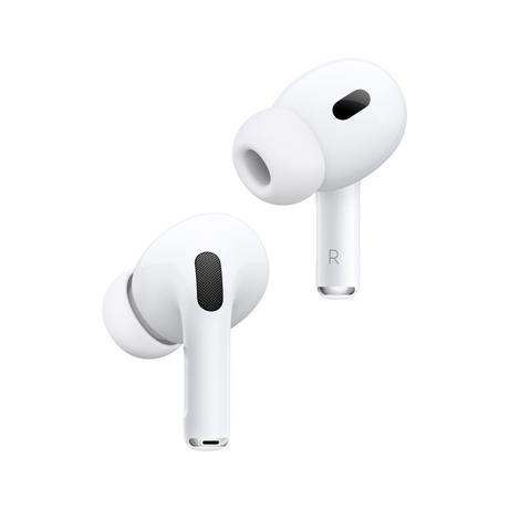 Apple Airpods Pro (2nd Gen-USB-C type) with MagSafe Charging Case True Wireless, with Active Noise Cancellation, Touch control, IP54 Dust, Sweat and water resistant, Bluetooth v5.3, Upto 30 hrs of playtime, White-0