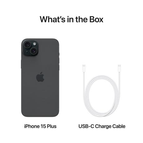 Buy Apple iPhone 15 Plus 128 GB, Black Online at Best Price