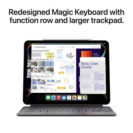 Apple iPad Pro 5th Gen 2024 28.22 cm (11 inch) Wi-Fi + Cellular Tablet, 256 GB, Silver-8