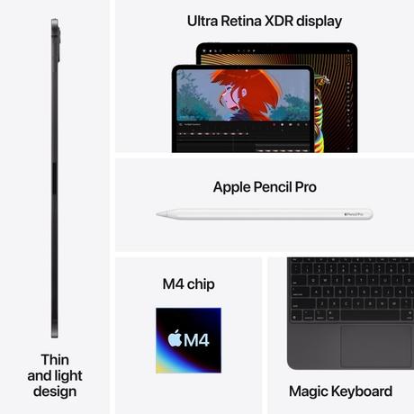 Apple iPad Pro 5th Gen 2024 28.22 cm (11 inch) Wi-Fi + Cellular Tablet, 256 GB, Silver-9